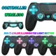 Pour manette PS4/Slim/Pro bouton lumineux Compatible avec le contrôle de jeu sans fil prise en