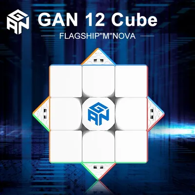 Cube Magique Magnétique GAN 12 Maglev UV 3x3 Puzzle Aimants Leap 3x3 Cubes de Vitesse