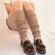 Bottes épaisses pour femmes chaussettes amples tricotées chaudes japonaises Lolita Cosplay en