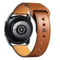 Bracelet en cuir pour Samsung Galaxy Watch 6 5 Pro 4 Classic Active 2 3 42mm 44mm 40mm