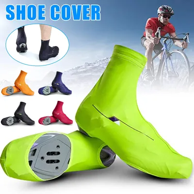Couvre-chaussures de cyclisme pratique couvre-chaussures coupe-vent pour vélo de route et de