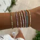 Bracelet de Tennis exquis pour femmes ajustable multicolore zircone bijoux de noël vente en