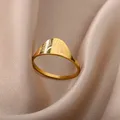 Bagues de soleil gravées en acier inoxydable pour femmes bijoux de couple fiançailles de luxe