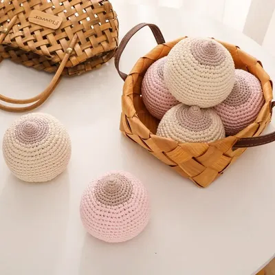 TeWindsor Crochet Boob pour enfants modèles d'allaitement faits à la main jouet apaisant pour