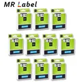 10PK pour dymo D1 12mm ruban 45010 45013 45018 45023 45024 45022 45021 ruban pour gestionnaire D'étiquettes LM160 210D PNP LM-280 étiquette