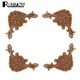 RUNBAZEF Bois Décoratif Fleur Floral Applique Passer Film Fond Mur Placard Coin Jardin Décor