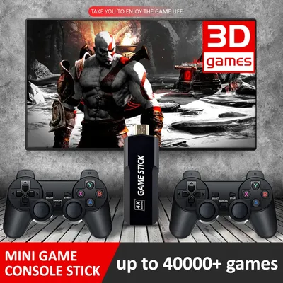 Game Stick X2 GD10 Console de jeu vidéo 3D 4K console de jeu TV rétro N64 PS1 PSP SEGA SNES