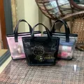 Sac à Cosmétiques Portable Hello Kitty Trousse de Maquillage Sanurgente Boîte de Lavage Kawaii