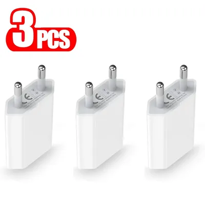 Chargeur USB 5V 1A pour iPhone 6S 6 7 8 Plus 5S 5C 5 X Poly XS 11 12 13 Pro Max SE adaptateur