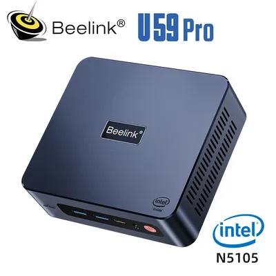 Beelink-Mini PC U59 Pro Windows 11 Intel 11th Isabel Celeron N5105 DDR4 8 Go 16 Go SSD 512