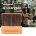 Brosse plumeau pour couper les cheveux plumeau de barbier bois tendre livres brosse outil de