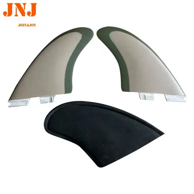 Planche de surf finie JNJ-FCS II double palmes fibre de verre CNC 5.5"