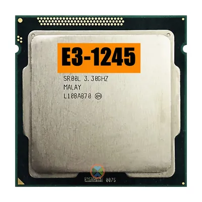E3-1245 Xeon E3 1245 3.3 GHz façades-Processeur CPU Core 8M 95W LGA 1155