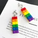 Boucles d'oreilles clip blocs de construction étendus en acrylique sans ichi ing pour filles jouet