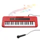Piano électronique portable avec mini microphone pour enfants clavier multifonction pour enfants