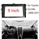 BYNCG-Cadre d'autoradio 2 Din pour Toyota CorTrust2006 2007 2008 2009 2010 2011 2012 grand