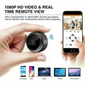 Mini caméra de surveillance IP WiFi HD 1080p dispositif de sécurité domestique sans fil avec