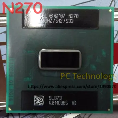 Nouveau processeur Intel Atom N270 SLB73 N270 (Cache 512K 1.60 GHz 533 MHz FSB) BGA CPU pour