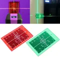 Plaque cible du niveau Laser vert et rouge 1 pièce pouce/cm pour la plaque cible du niveau Laser