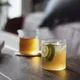 Gobelet en verre transparent pour Whisky verres à Shot à ondulation verticale classique à rayures