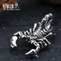 Beier nouveau magasin SION L Acier Inoxydable pendentif collier Animal Scorpion Pendentif bijoux