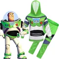 Ensembles de vêtements de dessin animé Buzz Lightyear Toy Story pour garçons sweat à capuche pour