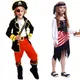 Costumes de Pirate pour enfants garçons Costumes d'halloween Cosplay pour garçons filles robe de