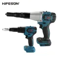 Hivesaon – pistolet à Riveter électrique Portable 2.4mm-4.8mm tournevis Rivet écrou Rechargeable