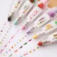 Stylo autocollant floral de dessin animé pour enfants fournitures scolaires drôles décoration de