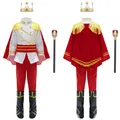 Costume de Cosplay Prince King pour Petits Garçons Ensemble Haut et Pantalon Couronne Everak