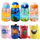 Bouteille d'eau portable pour enfants 600ml design de dessin animé étanche outils de cuisine