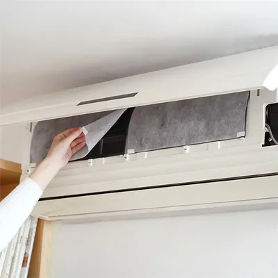 Filtres Anti-poussière pour climatiseur 2 pièces papier filtre pour Purification d'air