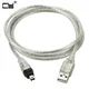 Adaptateur USB mâle vers Firewire IEEE 1394 4 broches mâle iLink rette firewire 1394 Câble pour SONY