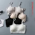 Soutien-gorge Mini Camisole pour Femme Demi-caraco PerfecPads M L XL 2XL XS429 Mulberry Inj
