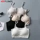 Soutien-gorge Mini Camisole pour Femme Demi-caraco PerfecPads M L XL 2XL XS429 Mulberry Inj