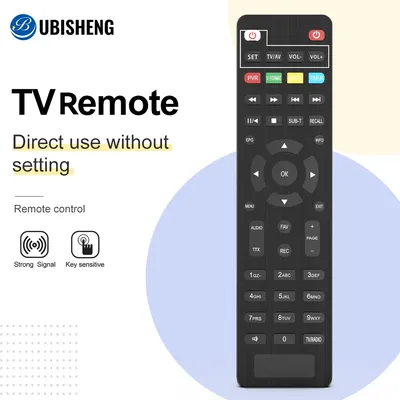 Télécommande universelle IR pour boîtier TV DVB T2 télécommande numérique débar télécommande de