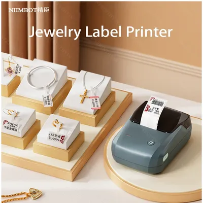 Niimbot-Imprimante d'étiquettes B1 pour bijoux machine portable étiquette de prix autocollant en