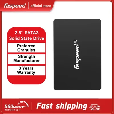 Faspeed-Disque dur interne SSD SATA 3 128 Go 256 Go 512 Go 1 To 2 To 2.5 Go 256 Go Convient