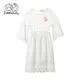 Robe d'été en dentelle blanche pour mère et fille vêtements assortis pour mère et fille tenue de