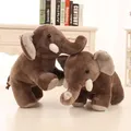 Peluche en forme d'éléphant 25cm Animal mignon poupée pour enfants jouet pour la maison canapé