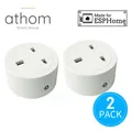 ATHOM – prise intelligente préemballée ESPhome fonctionne avec l'assistant domestique Standard