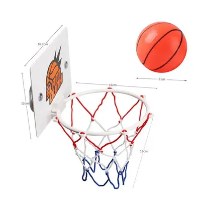 Mini panier de basket-ball portable pour enfants et adultes ensemble de support de jouet