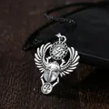 CHENGXUN-Collier pendentif scarabée égyptien viking pour hommes et femmes acier inoxydable vintage