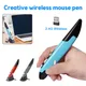 Souris stylo sans fil 2.4G stylet vertical créatif en forme de stylo souris pratique à batterie