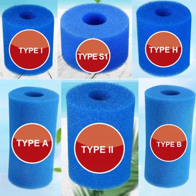 Filtre de piscine lavable pour Intex Type I/II/SI/H/A/B éponge réutilisable nettoyeur de mousse