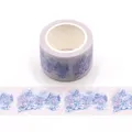 Bande adhésive Washi à paillettes de fleurs joli ruban décoratif autocollant pour Scrapbooking