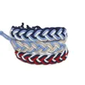 Bracelets porte-bonheur en ULde coton tissé à la main pour hommes et femmes bracelet marin