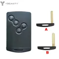 YOCASTY-Coque de clé intelligente sans clé coque pour Renault Clio IV Captur Renault Megane III