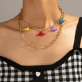 Lost Lady – collier de dinosaure coloré pour femme cadeau d'anniversaire vente en gros vente