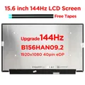 15.6 "écran LCD pour ordinateur portable 144Hz B156HAN09.2 Fit NV156FHM-NY4 LP156WFG-SPP1 pour